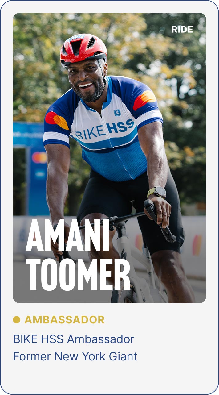 Amani Toomer - BIKE HSS Ambassador & Former New York Giant