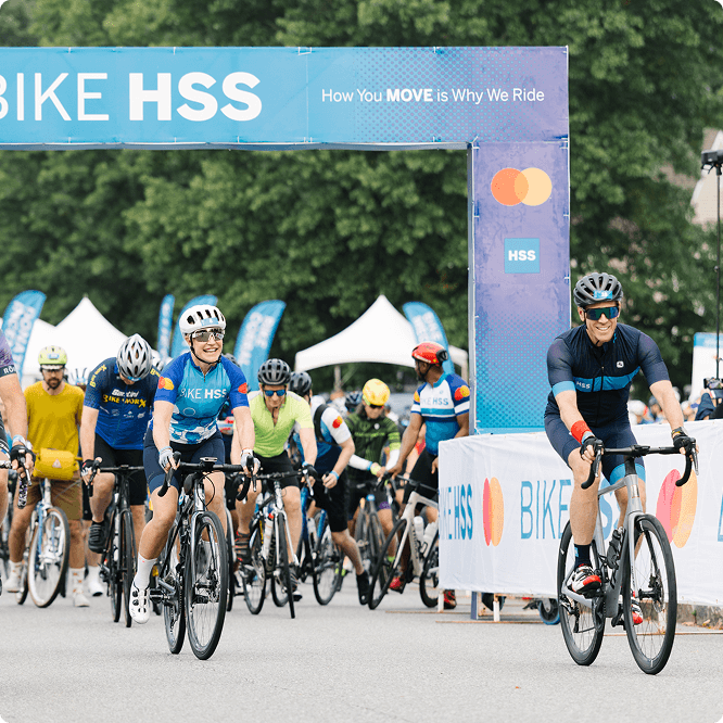 Bike HSS riders on their bikes
