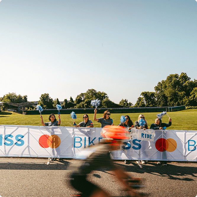 Bike HSS riders on their bikes
