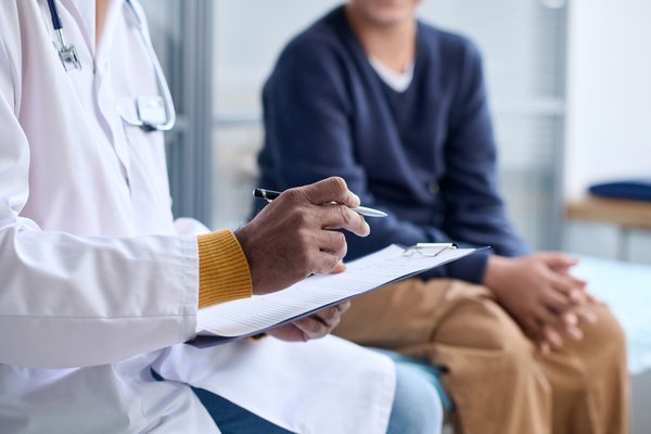 Doctor with a chart